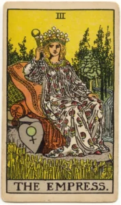 Karta Tarota Cesarzowa – Rider–Waite–Smith