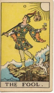 Karta Tarota Głupiec – Rider–Waite–Smith