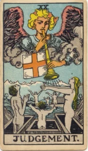 Karta Tarota Sąd Ostateczny – Rider–Waite–Smith