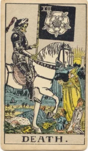 Karta Tarota Śmierć – Rider–Waite–Smith