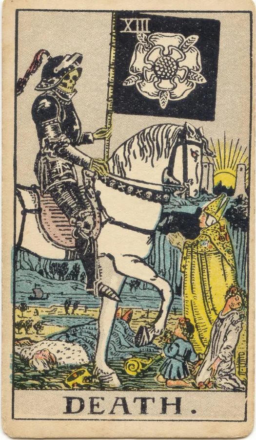 Karta Tarota Śmierć – Rider–Waite–Smith